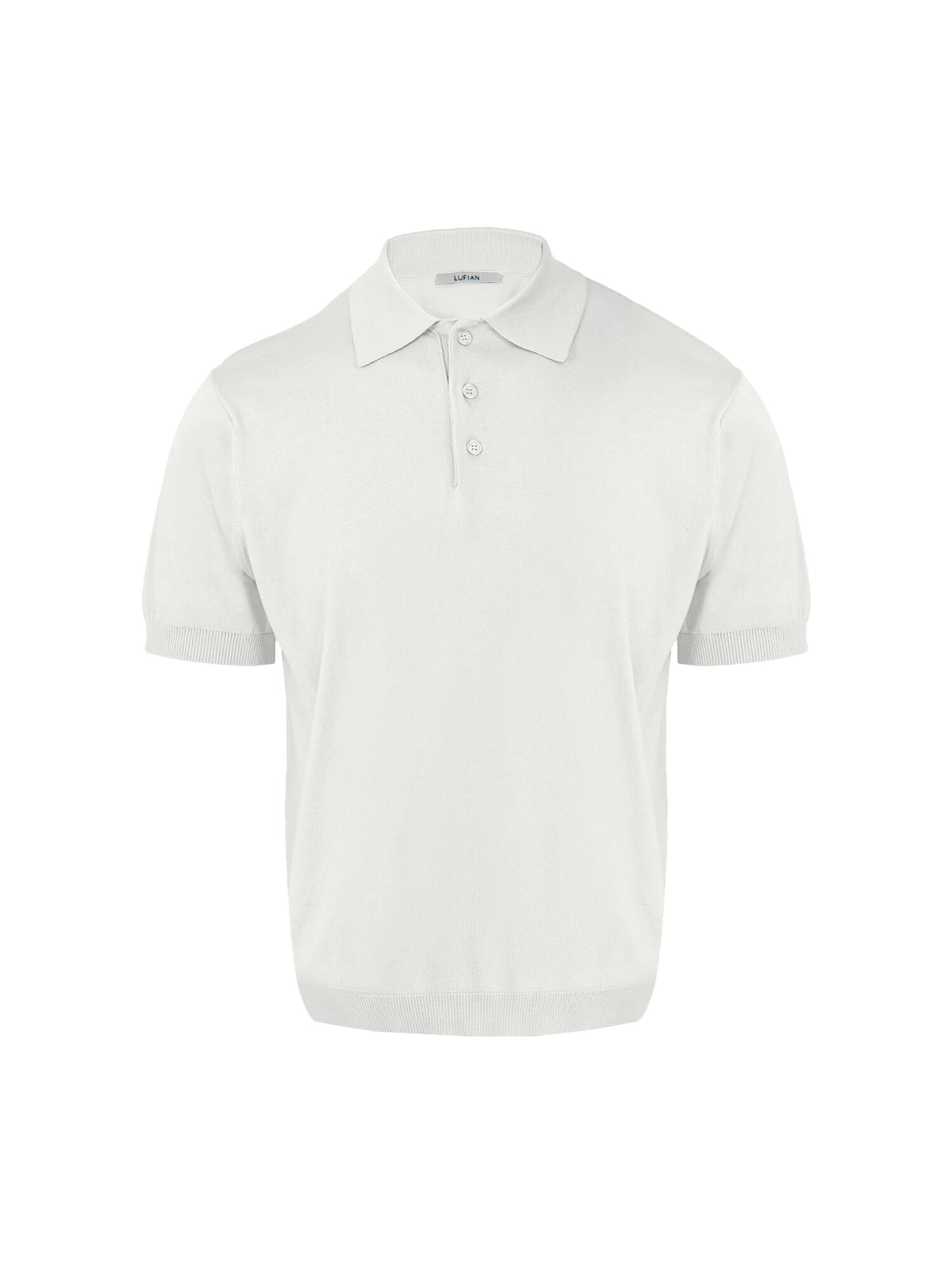 Sweat-shirt Lufian en blanc : devant