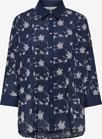 Chemisier 'ONLNew Lina' ONLY en bleu : devant