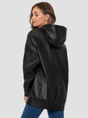 Threadbare Sweatshirt 'Yves' in Black