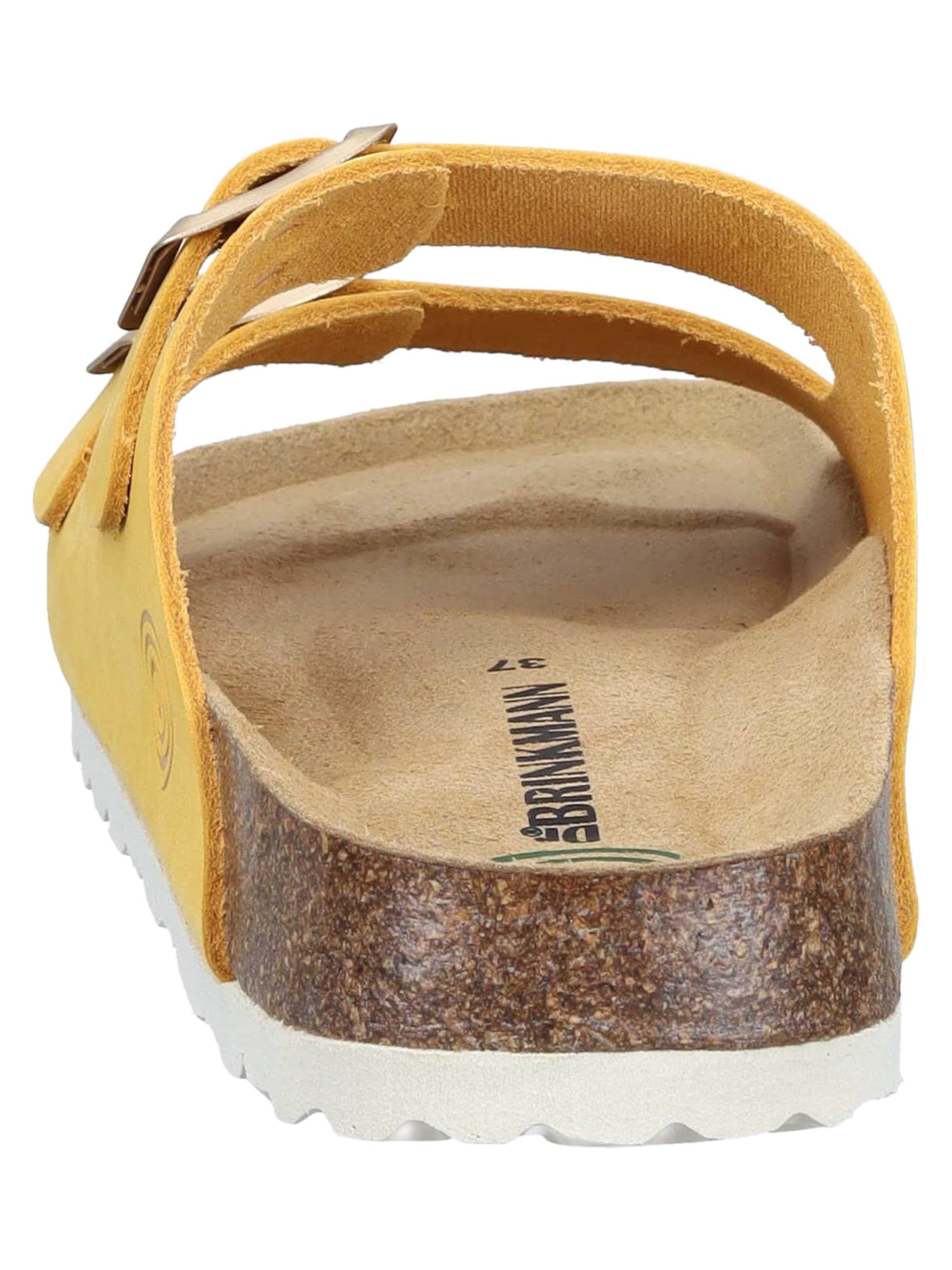DR. BRINKMANN Mules 'Bonillo' in Yellow