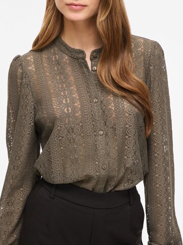 VILA Bluse 'VIChikka' i brun