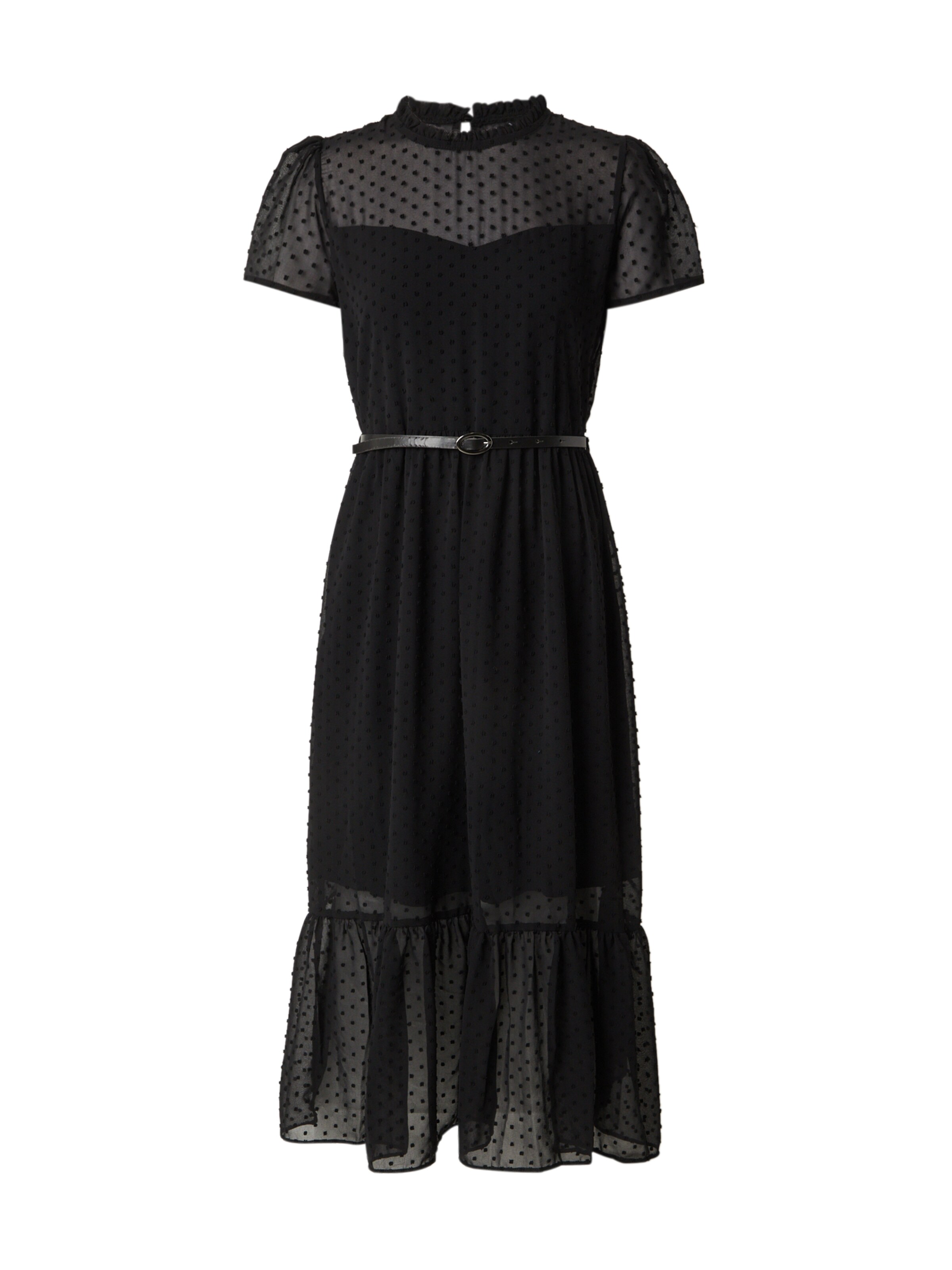 Trendyol Šaty – černá: přední strana