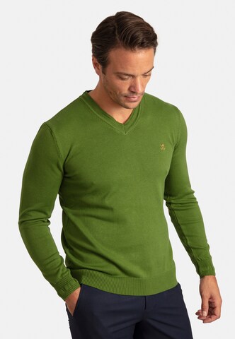 Sir Raymond Tailor Sweater 'Los Angeles' in Green