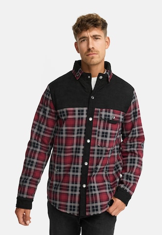 INDICODE JEANS Tussenjas in Zwart: voorkant