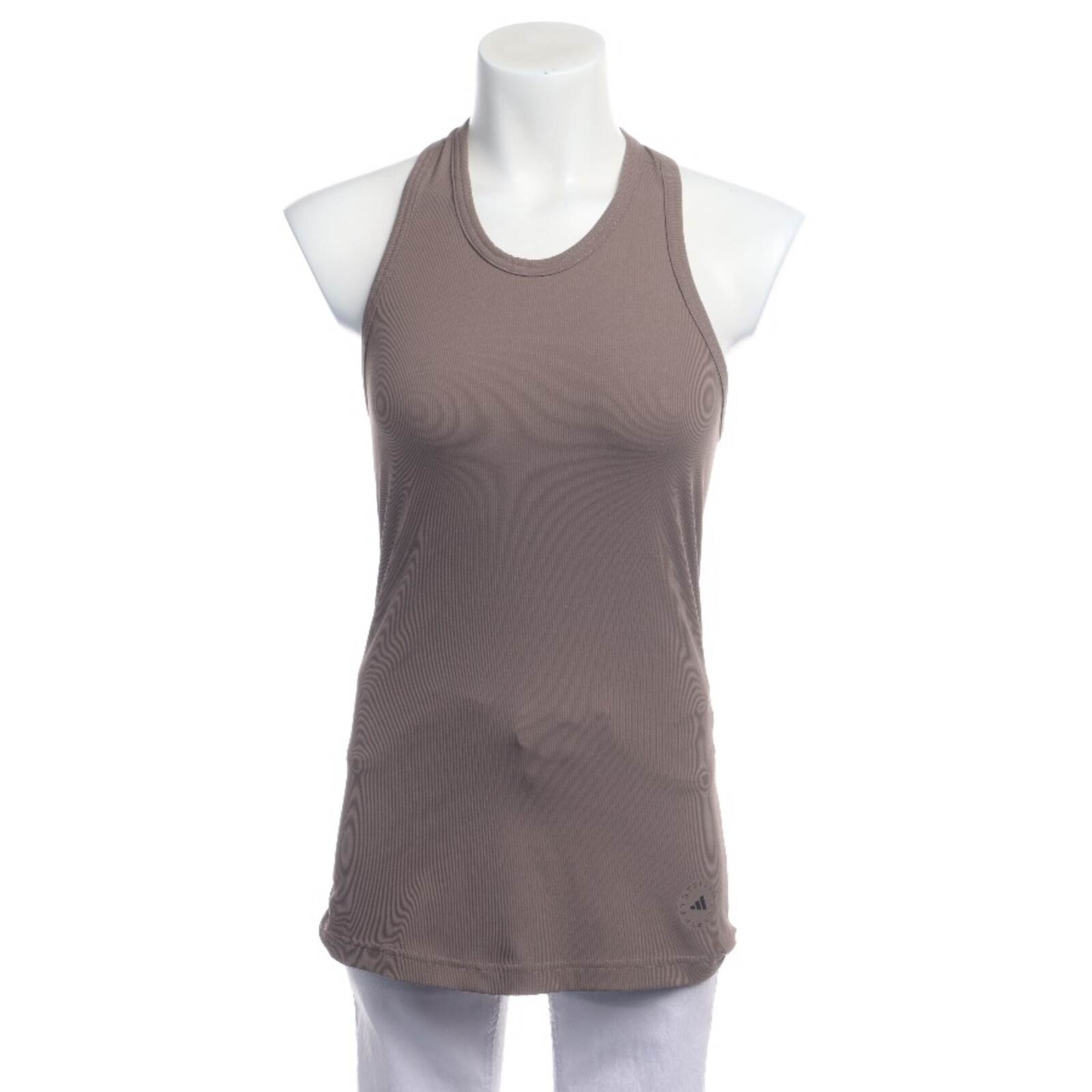 Stella McCartney Top / Seidentop S in Grau: Vorderseite
