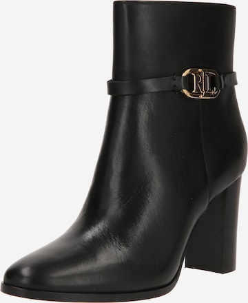 Lauren Ralph Lauren - Botines en negro: frente