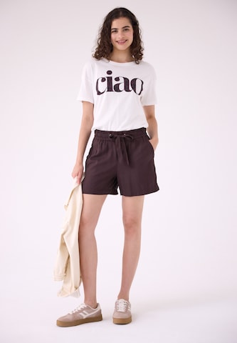 Street One Studio Loose fit Pants in Purple: front