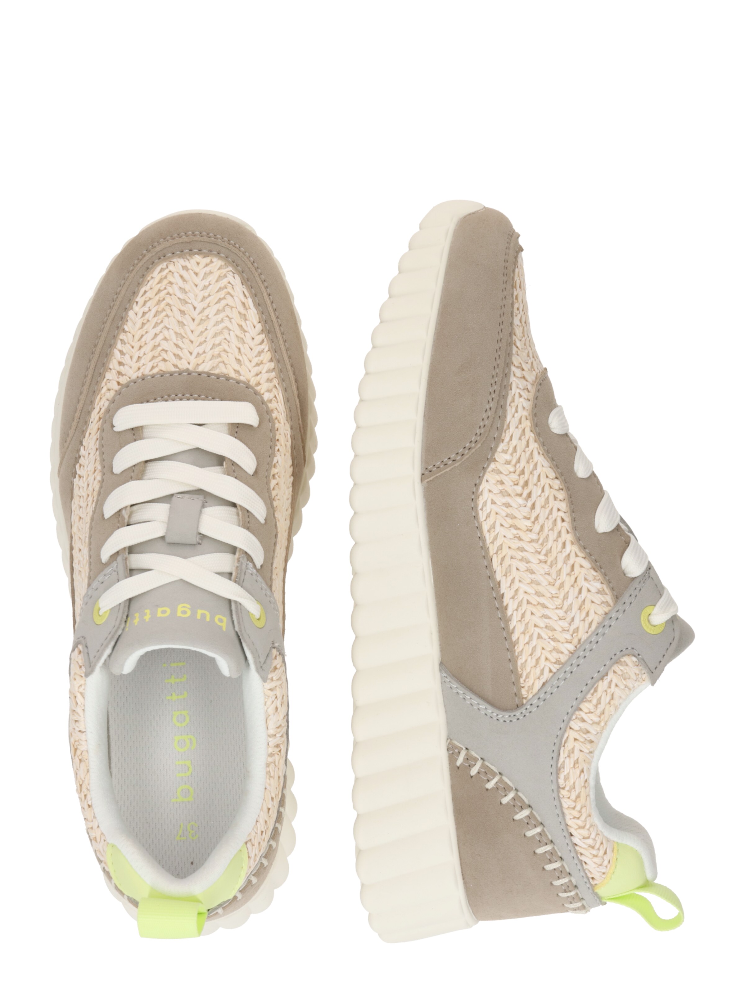 Baskets basses 'Carini' bugatti en beige