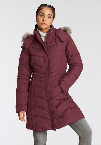 ICEPEAK Winter Coat 'Paiva' in Dark red, View model