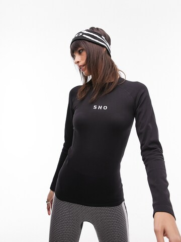 TOPSHOP Shirt in Schwarz: Vorderseite