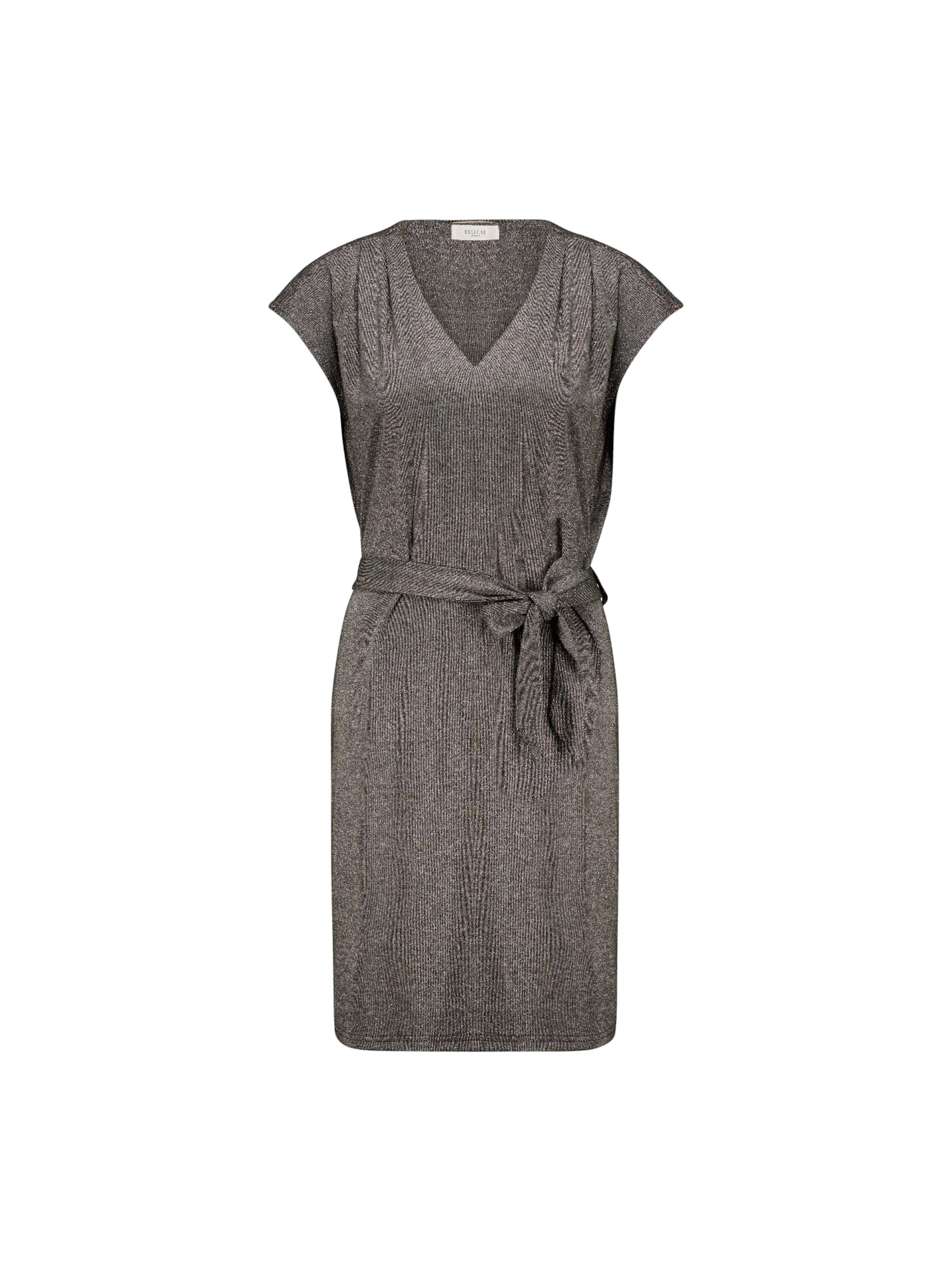 Deeluxe Kleid 'Ahelya' in Schwarz: Vorderseite