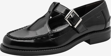 Ballerines à lanières Tamaris en noir : devant
