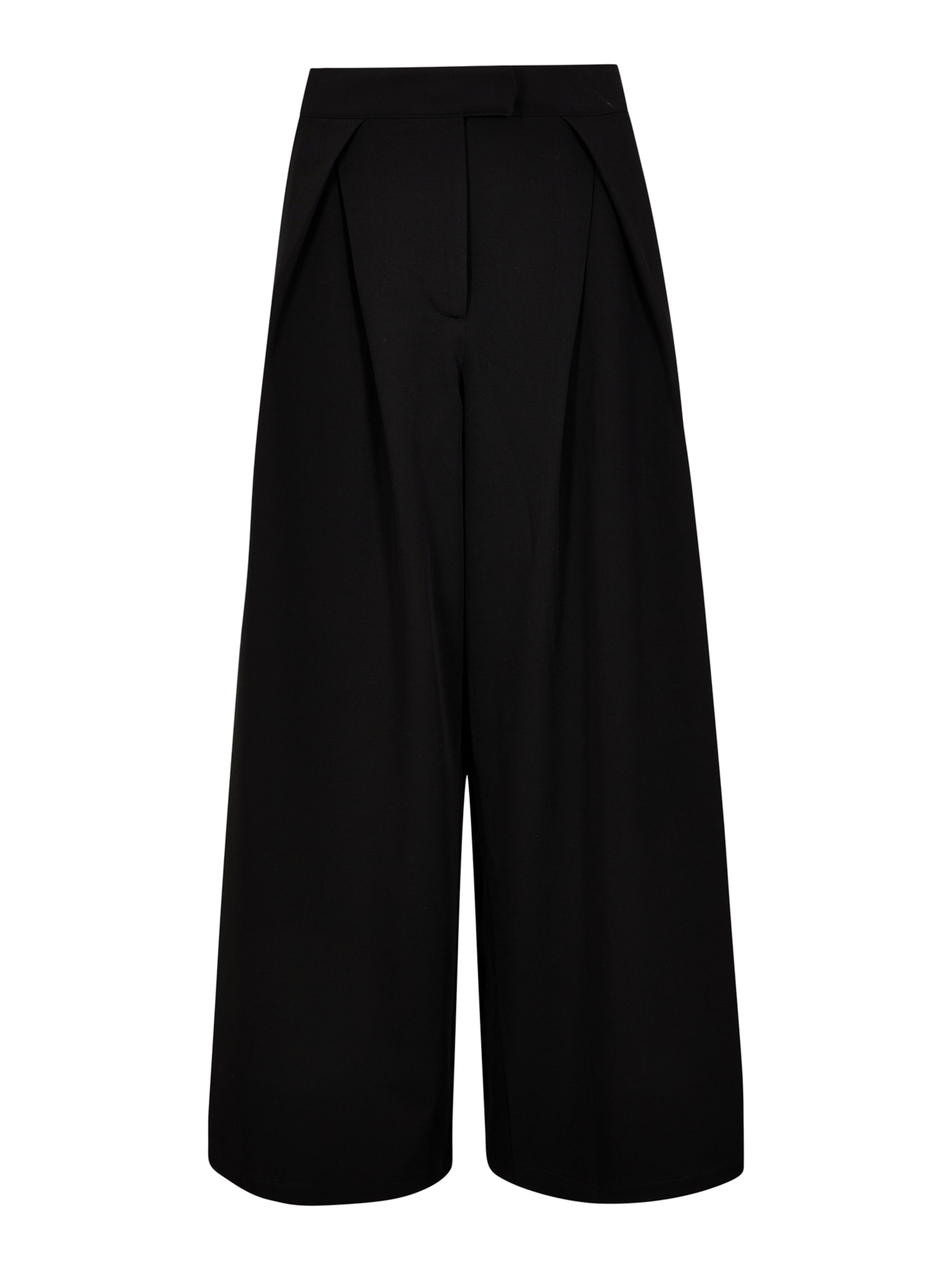 Wide leg Pantaloni ' ' di Apricot in nero: frontale