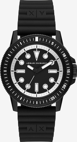 ARMANI EXCHANGE Analog Watch in Black: front