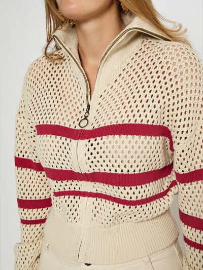 Giacchetta 'Malla' Peppercorn di colore beige chiaro / rosso, Visualizzazione prodotti