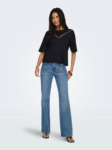 ONLY T-Shirt in Schwarz