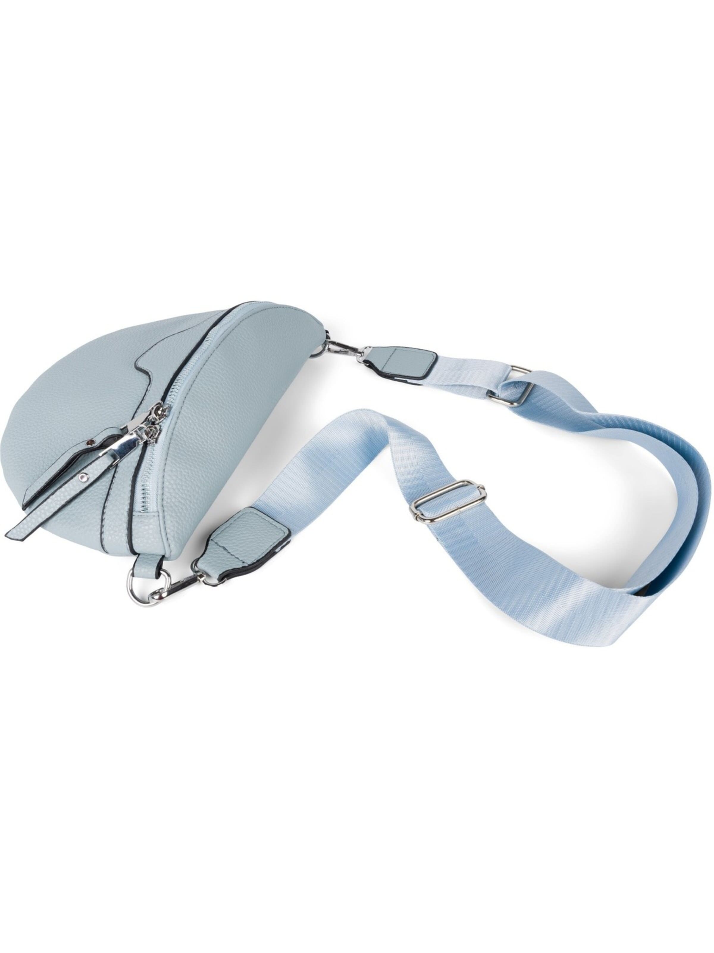 styleBREAKER Umhängetasche 'Halbmond Umhängetasche Uni'‌‌‌‌‌‌‌‌‌‌ in Blau