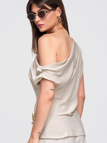 Ombre Blus i beige