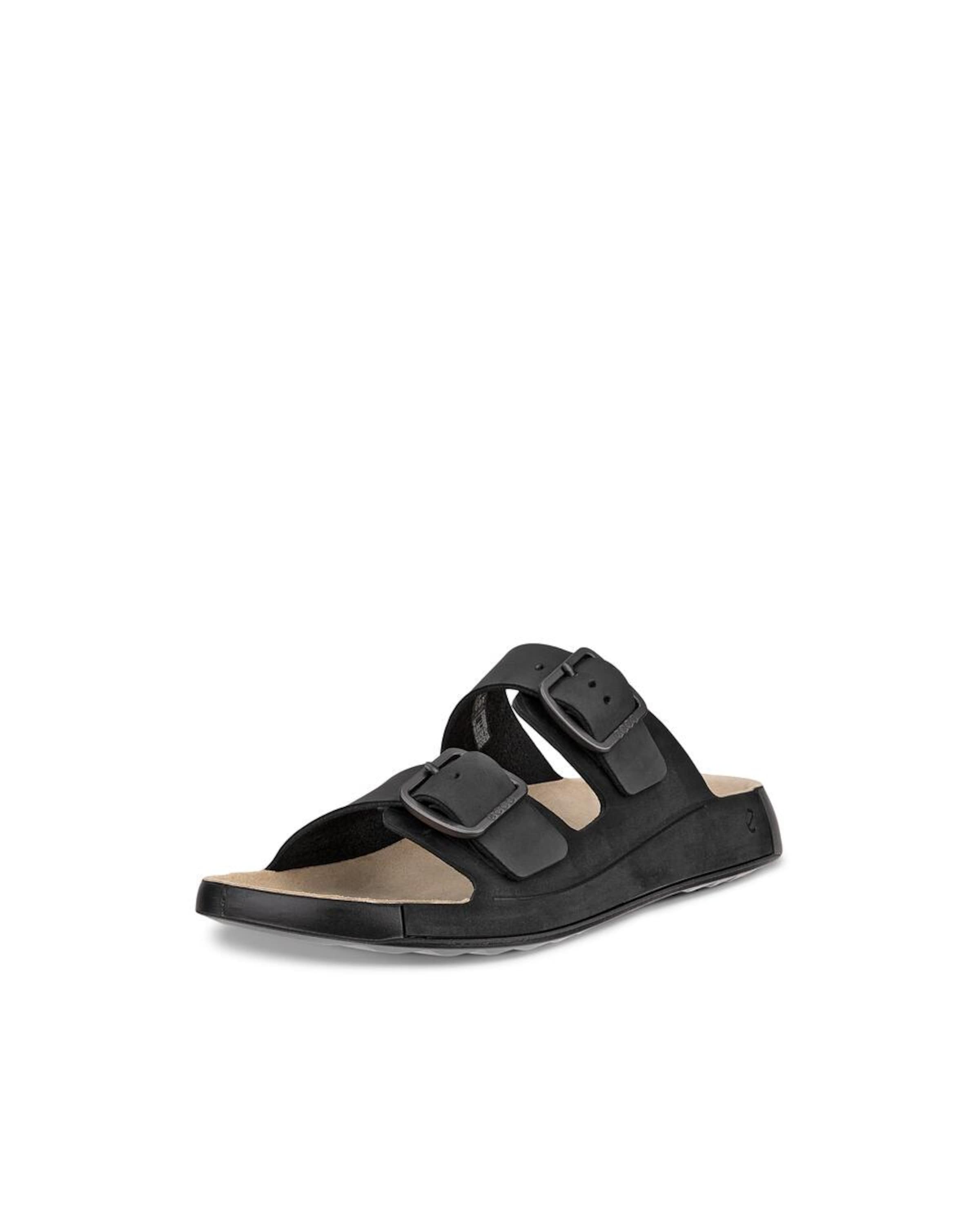 ECCO Mules in Black: front