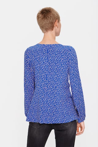 SAINT TROPEZ - Blusa 'Gisla' em azul