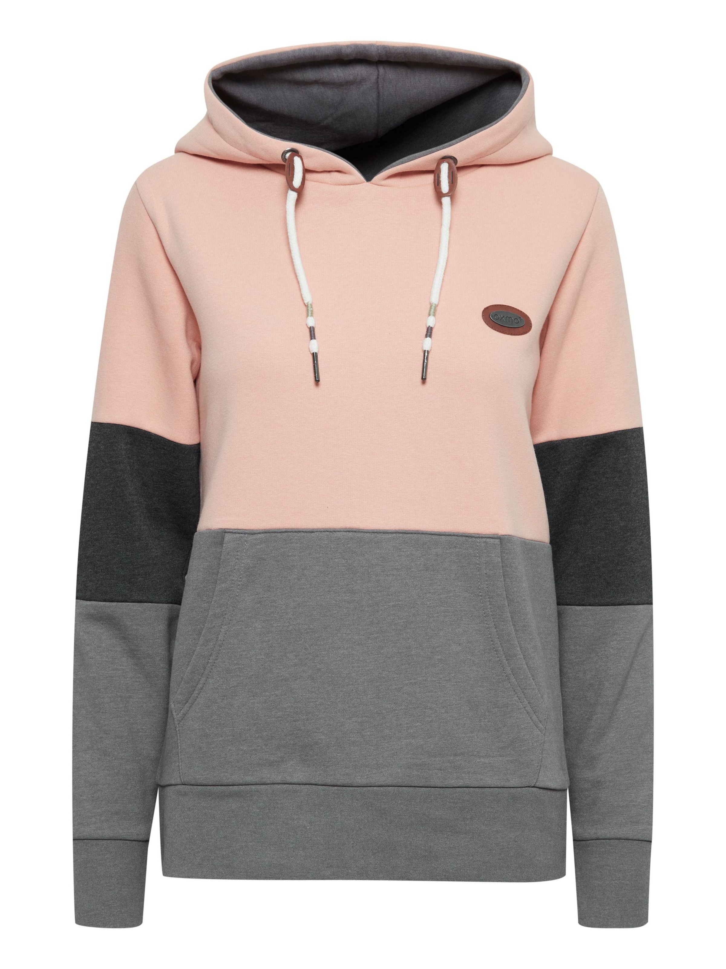 Sweat-shirt 'OXKathrine' Oxmo en rose : devant
