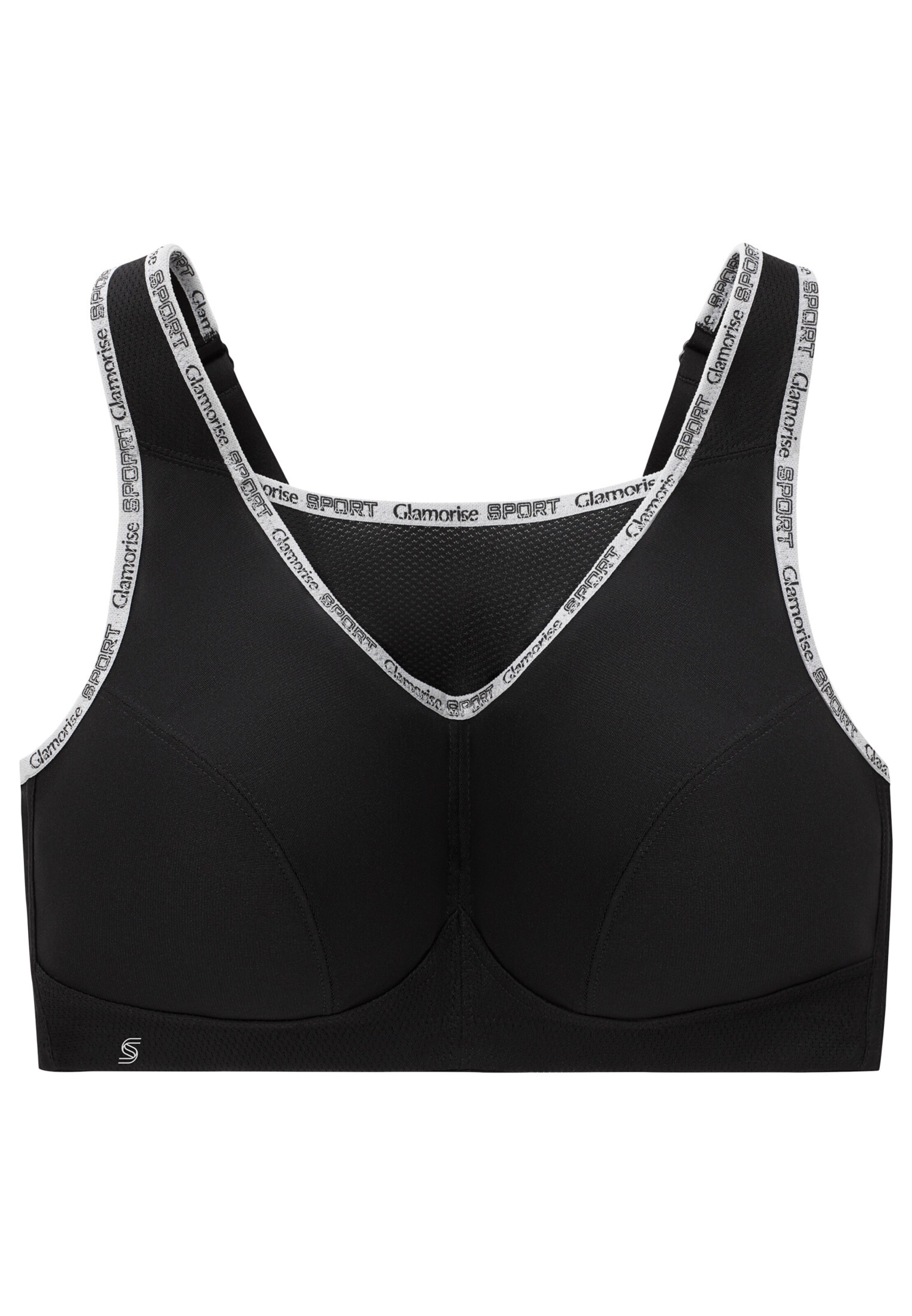 GLAMORISE Bralette Bra in Black