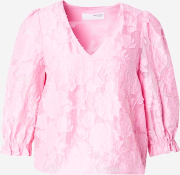Camicia da donna 'SLFCathi-Sadie' di SELECTED in rosa: frontale