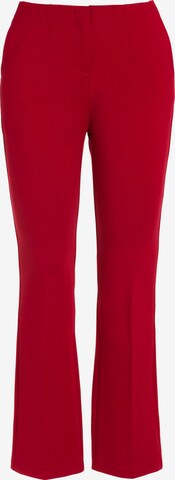 Pantalon à plis Ulla Popken en rouge : devant