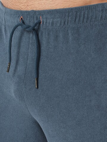 SCHIESSER Pyjama ' Casual Nightwear Frottee ' in Blau