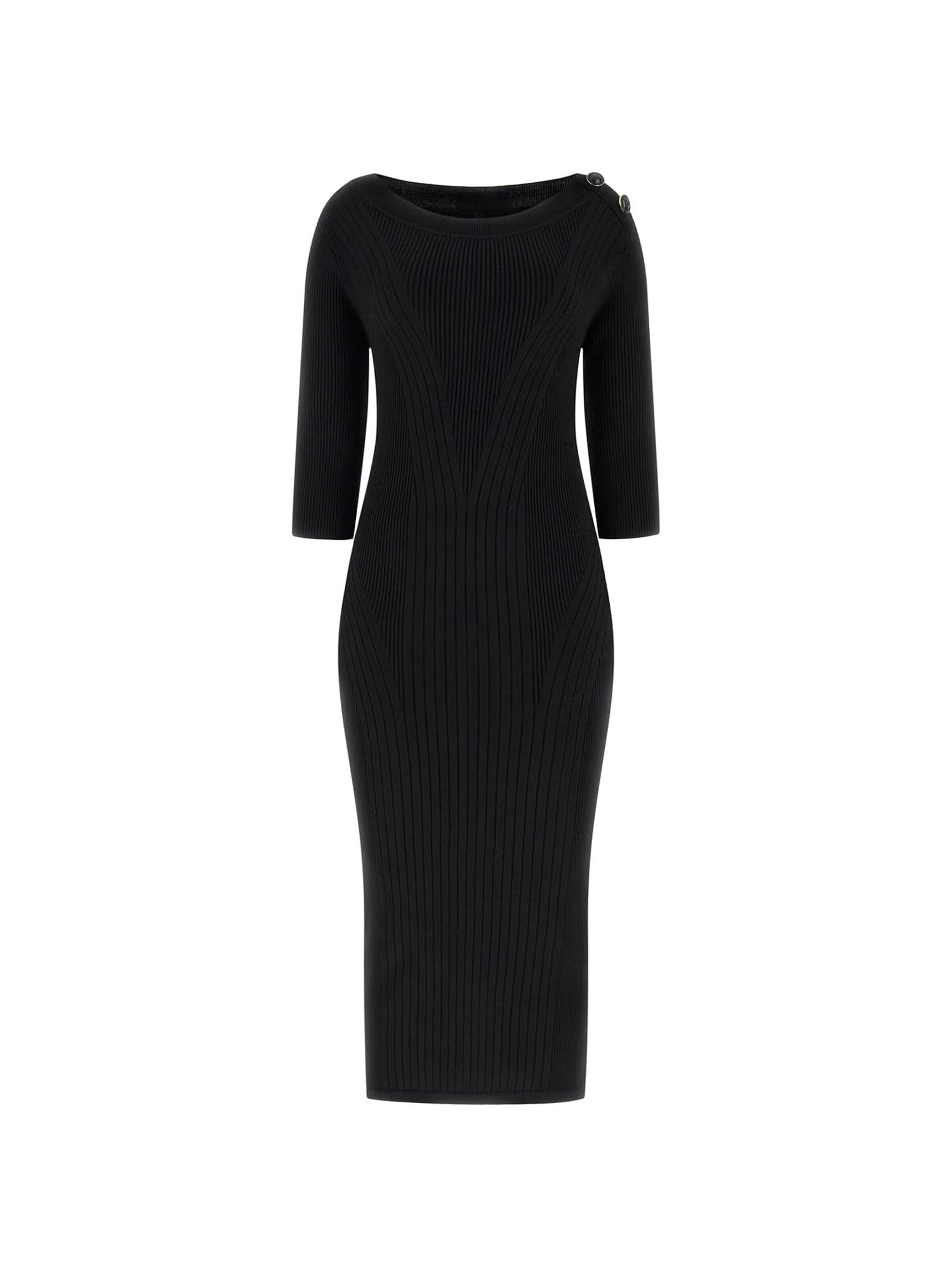 MARCIANO LOS ANGELES Knitted dress in Black: front