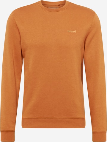 Sweat-shirt 'Downton' BLEND en marron : devant