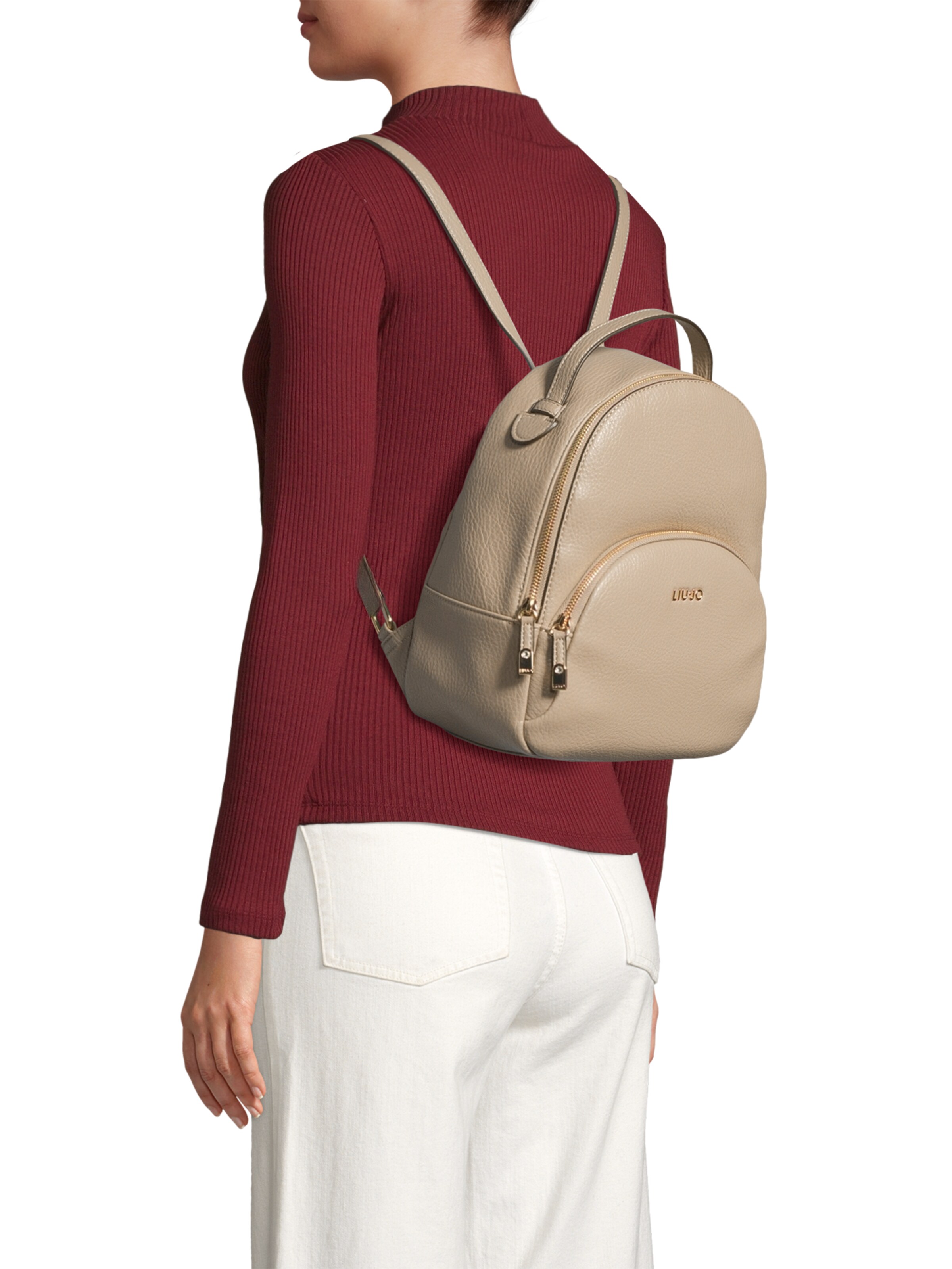 Liu Jo Seljakott 'ECS', värv hall: eest vaates