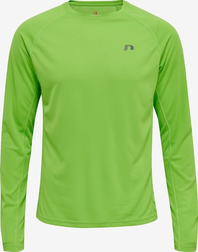 Newline Functioneel shirt in de kleur Zilvergrijs / Kiwi, Productweergave
