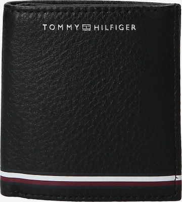 Portamonete di TOMMY HILFIGER in nero: frontale