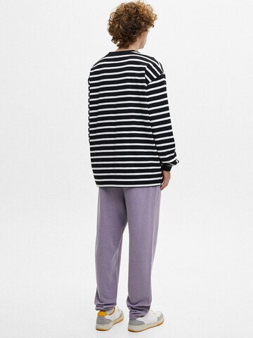 Pull&Bear Tapered Hose in Lila