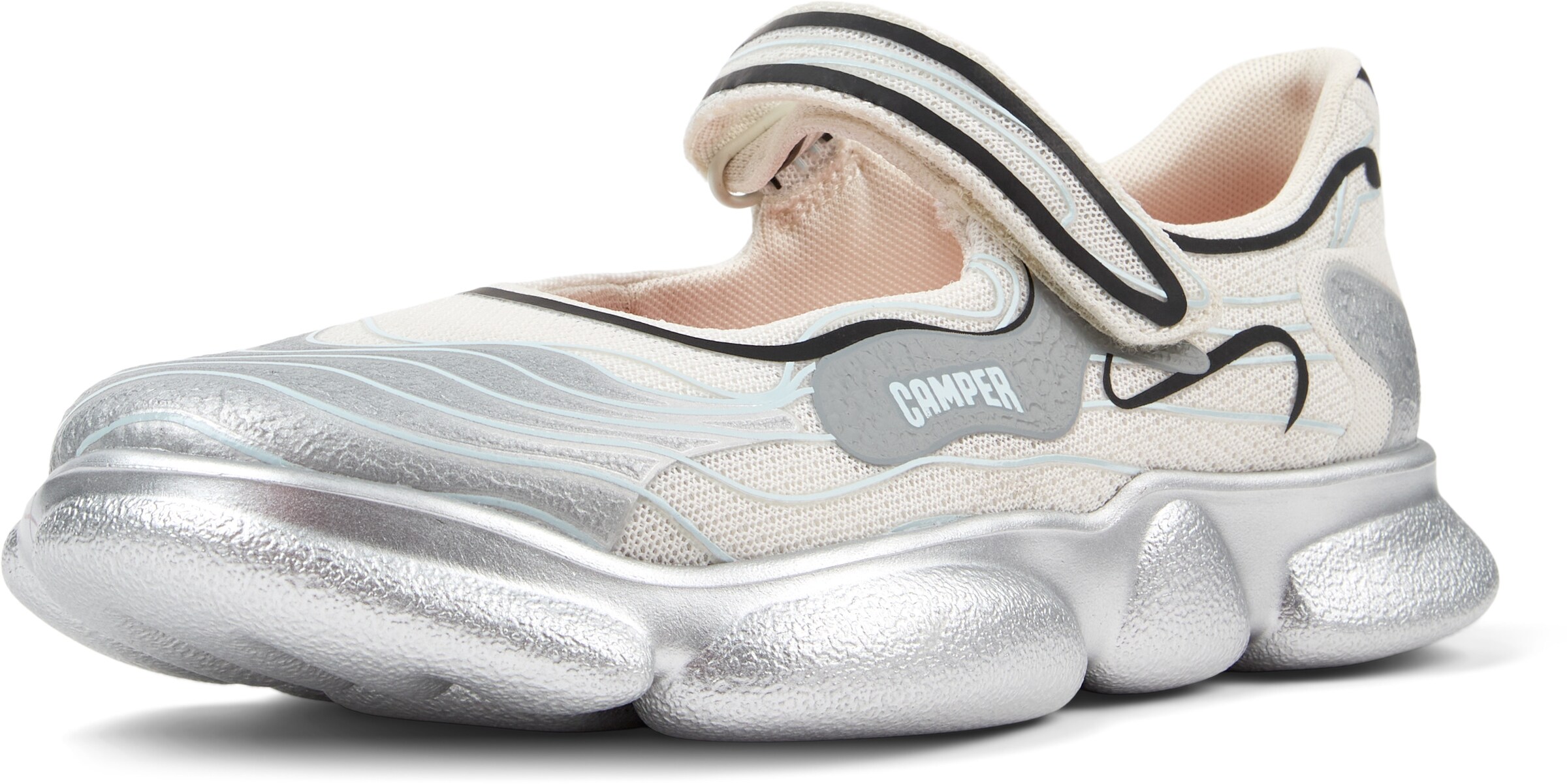 Ballerina ' Karst ' di CAMPER in bianco: frontale