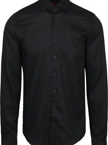 Suitable Slim fit Button Up Shirt in Black