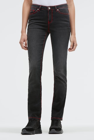 Soccx Regular Jeans RO:MY Regular Fit in Schwarz: Vorderseite