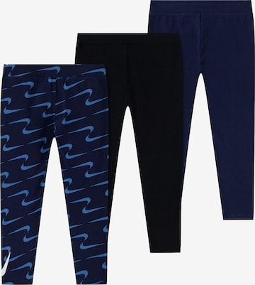 Nike SportswearSkinny Tajice - plava boja: prednji dio