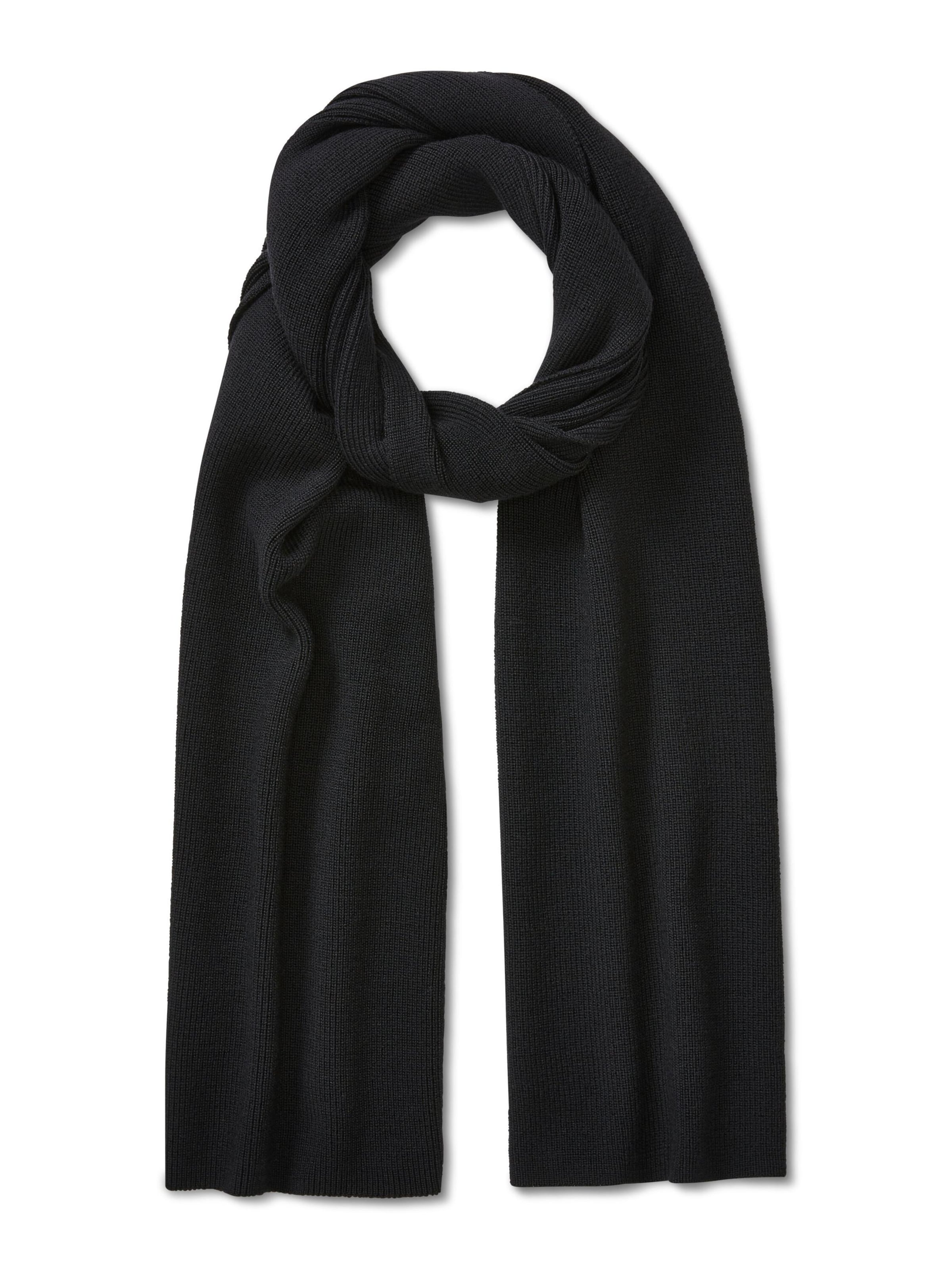 FALKE Scarf in Black: front