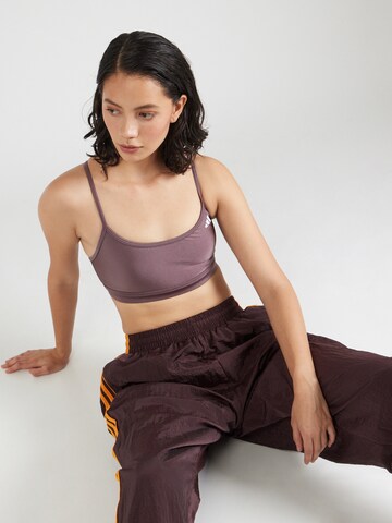 ADIDAS PERFORMANCE Bralette Sports Bra in Purple