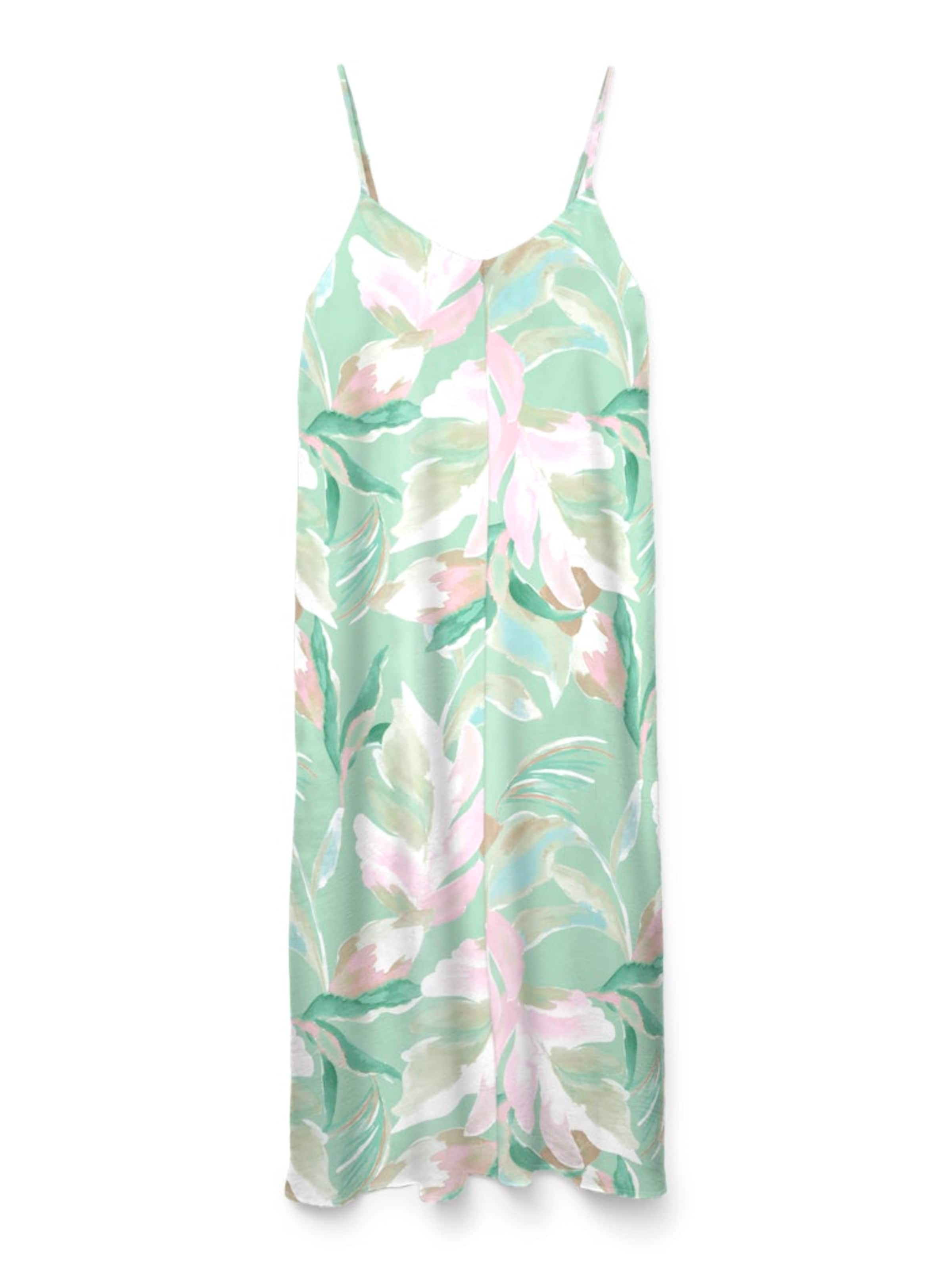 VERO MODA Рокля 'VMJosie' в зелено: отпред