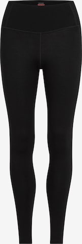 ICEBREAKER Slimfit Sportunterhose in Schwarz: Vorderseite