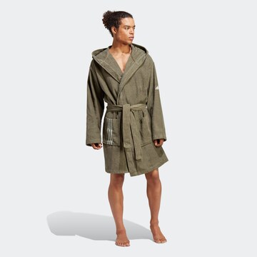 ADIDAS SPORTSWEAR Bathrobe short 'Ing Gown' in Green: front