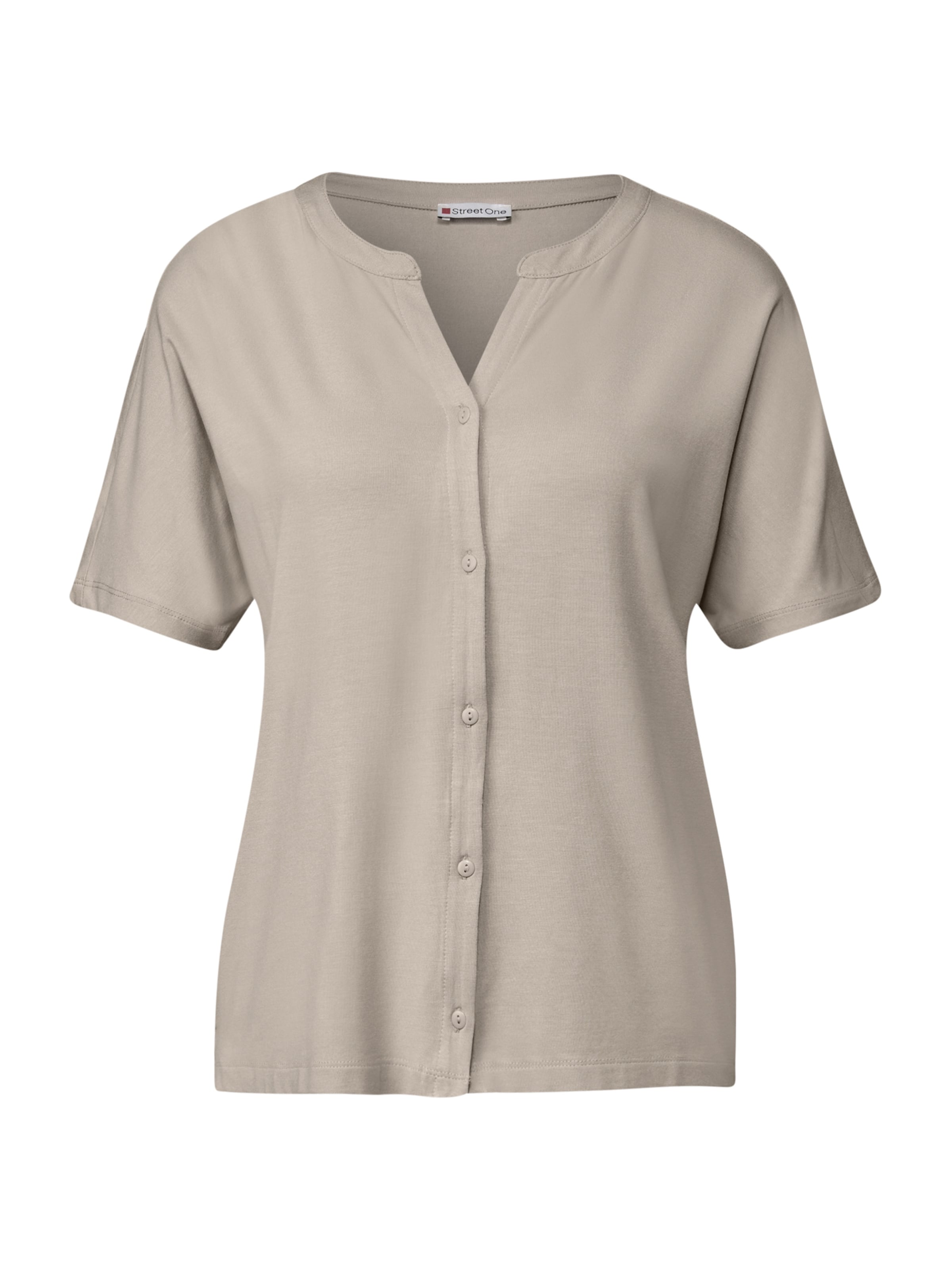 Tricou de la STREET ONE pe bej: față
