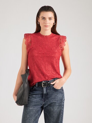 PIECES Blouse 'PCOLLINE' in Red: front