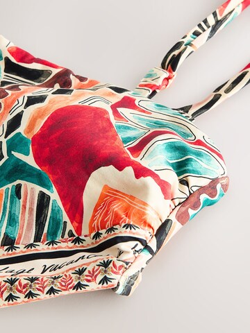 Next Bandeau Bikinitop in Mischfarben