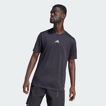 T-Shirt fonctionnel 'HIIT Airchill Workout' ADIDAS PERFORMANCE en noir : devant