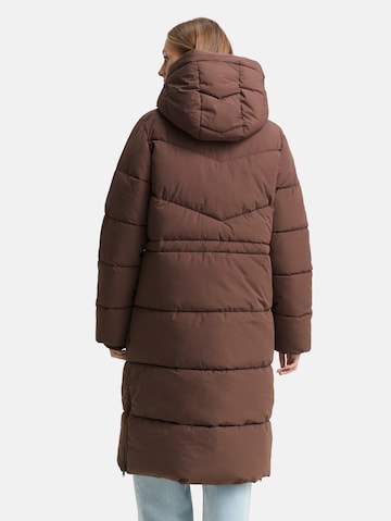 TOM TAILOR DENIM Wintermantel in Bruin