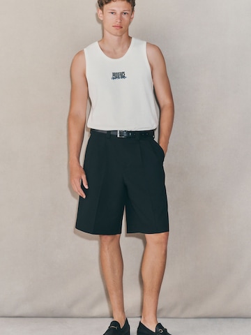 Wide Leg Pantalon à pince Next en noir